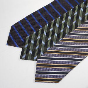 3 beautiful KOLTE all silk ties. Made in Italy